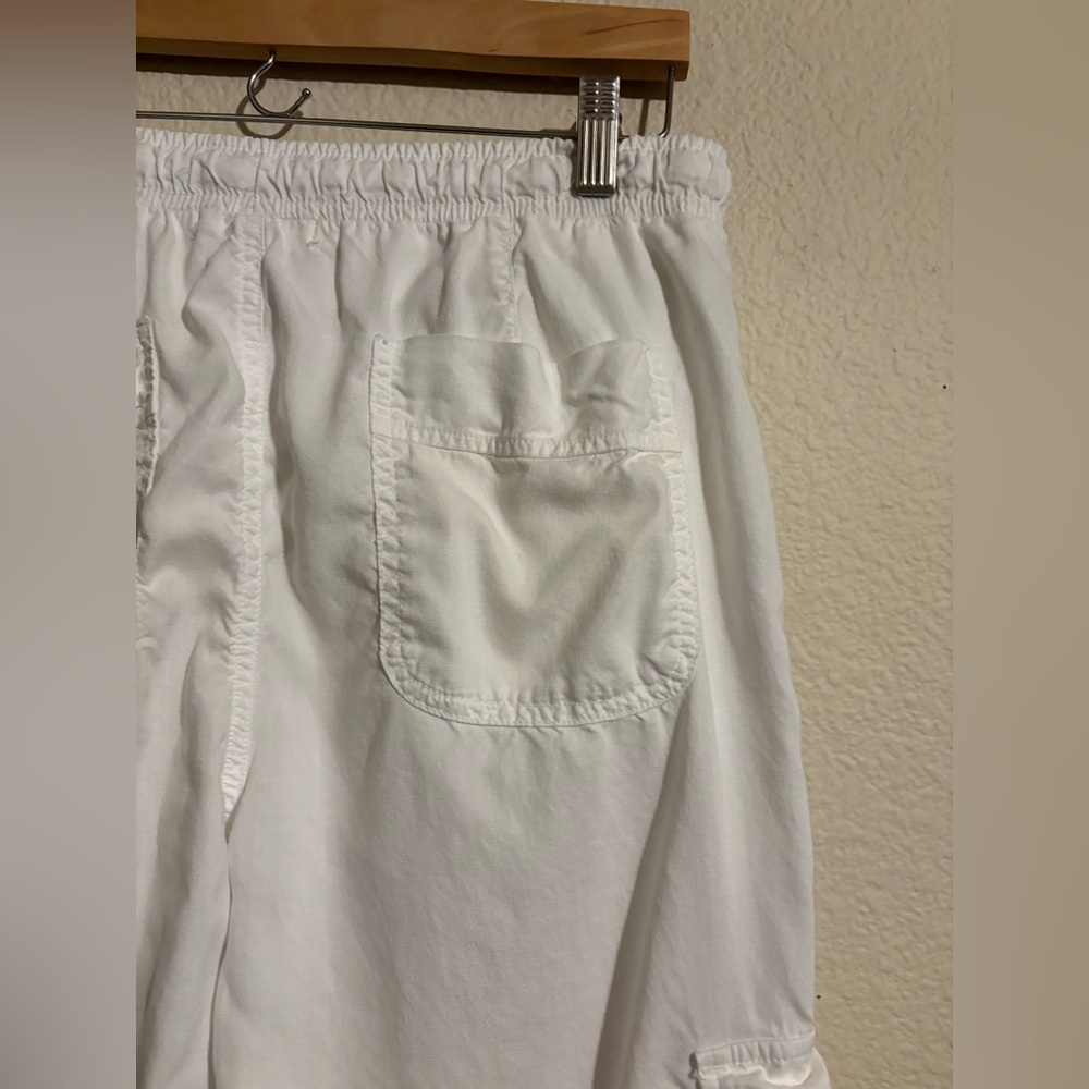 Bella Dahl Cargo Track Pants - White - Picture 8 of 12